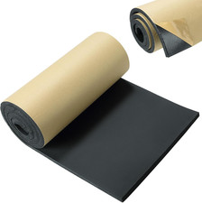 Neoprene Foam Rubber Sheet with Adhesive, 1/4" Thick X 12" X 54"   DIY Padding,