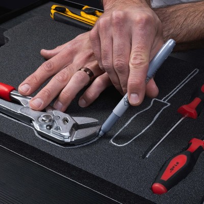 Pelican 1535 tool foam inserts Tool shadowing foam. Make tool
