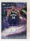 2025-26 Topps Midnight - Stroke Of Midnight Autograph Giannis Antetokounmpo 7/12