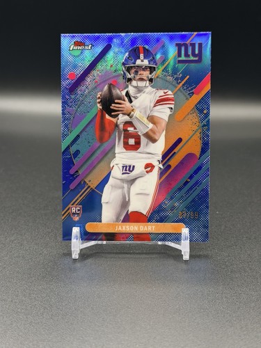 Jaxson Dart [Sky Blue Refractor] #202 2025 Topps Finest card