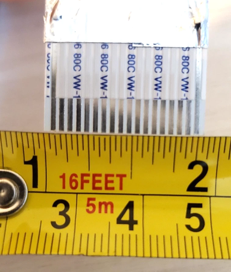 Flex Flat Ribbon Cable AWM 2896 80C 90V VW-1, 2" inch 18 pins -4 pin Connection - Image 3 of 4