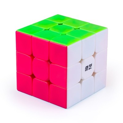 QiYi Warrior S 3x3 Magic Speed Cube Smooth Stickerless Puzzle Toy - From France
