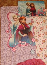 2016 DISNEY Frozen 4 Piece Bedding Set Used Paid 80