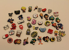 Lot 45 of Shoe Charms Compatible w/ Crocs KAWS Disney Lebron Anime BTS Roblox