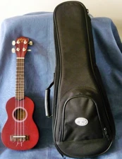 Kahala K-OS Ukelele, Kaces Padded Carrying Case & Snark Guitar Tuner
