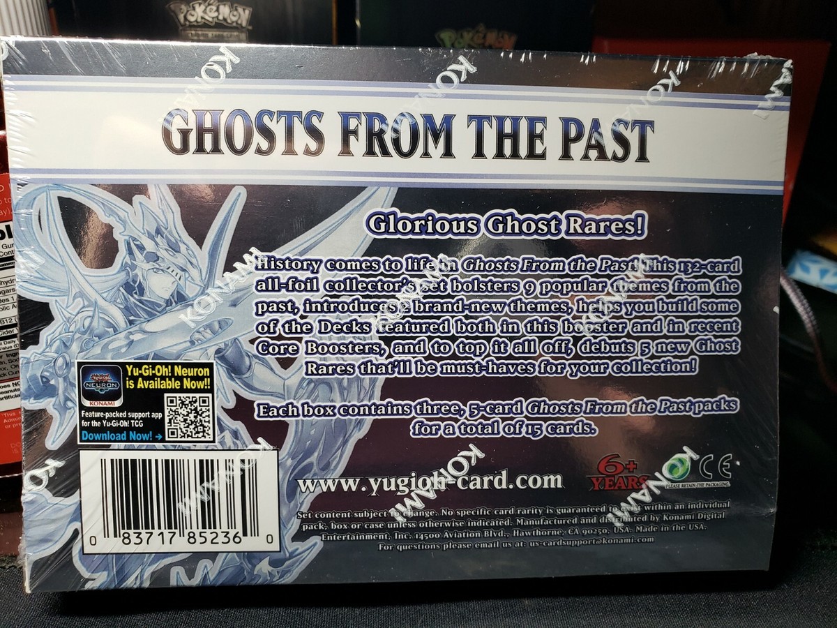 Yu-Gi-Oh! Ghosts From The Past Booster Box  3 Booster Packs, Sealed 1st  Edition English TCG Box