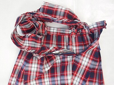 Girls R/K Red White & Blue Plaid V-Slit Uniform Dress Reg. &plus Sizes 3- 16 1/2 | eBay Girls R/K Red White & Blue Plaid V-Slit Uniform Dress Reg. &plus Sizes 3- 16 1/2 | eBay
