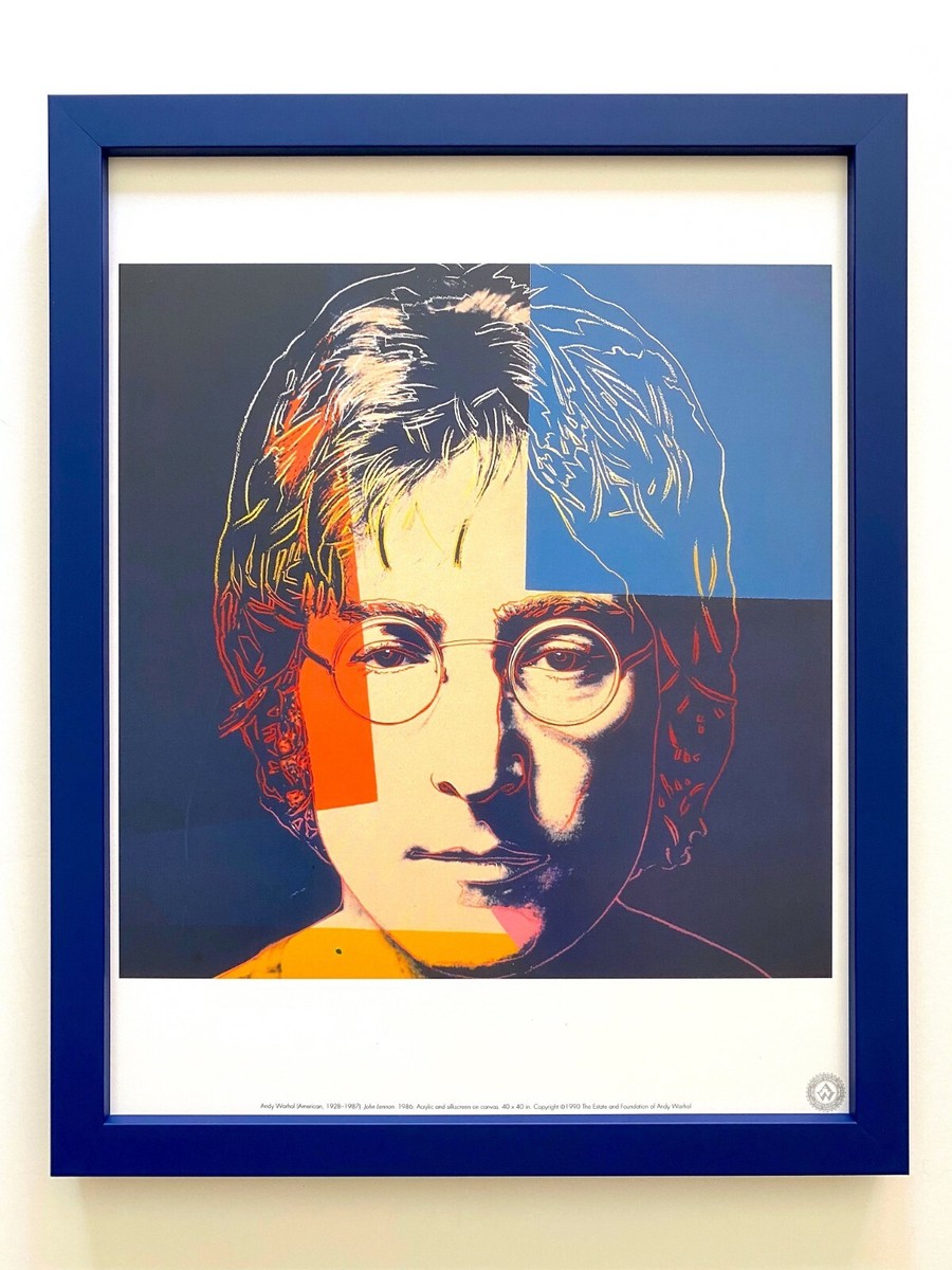 ANDY WARHOL ESTATE RARE 1990 FRAMED POP ART LITHOGRAPH PRINT 