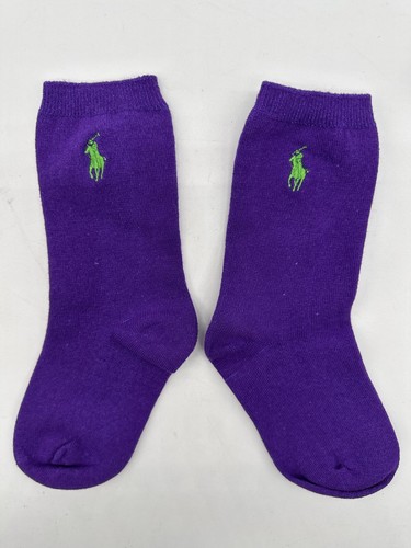 NEW NO TAG ONE PAIR POLO RALPH LAUREN YOUTH GIRLS SIZE 10.5C-3Y - Picture 3 of 13
