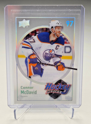 2023-24 Upper Deck Extended Series Hockey Heroes Connor McDavid #HH-18