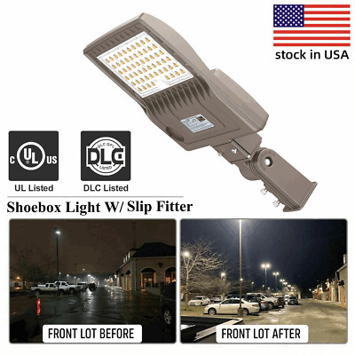 IP65 Waterproof LED Shoebox Light 200W Outdoor Commercial Area Road Lighting