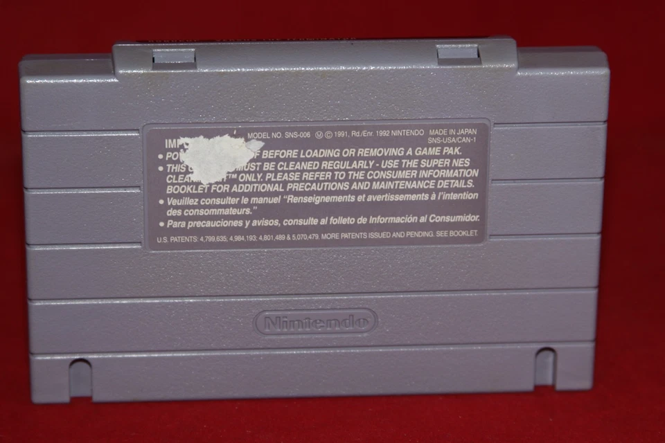 RoboCop vs Terminator (Super Nintendo SNES, 1993) Authentic Game Cartridge - Image 2 of 3