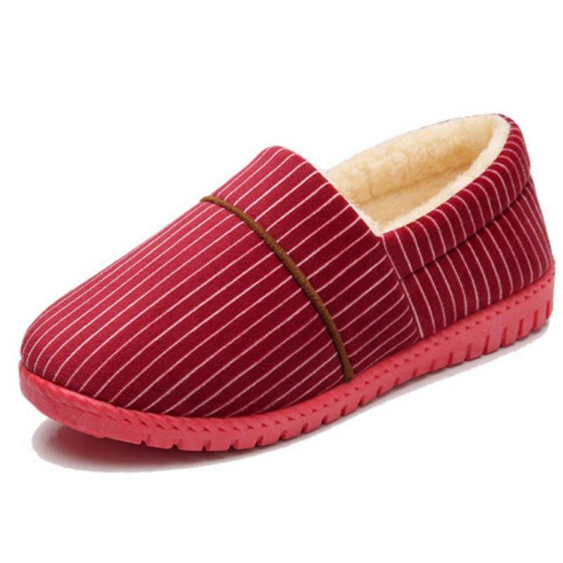 SAOLA Pantofole donna invernali casa cotone morbide scarpe interne peluche suola gomma calda