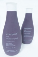 LIVING PROOF CURL CONDITIONING WASH  DETANGLING RINSE 11.5 OZ Duo 
