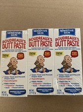 3 Boudreaux's Butt Paste Sensitive Skin Diaper Rash Cream Ointment Zinc New 2022