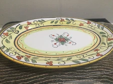 1 Philippe Richard Italia platter Italian Style Hand Painted 14”