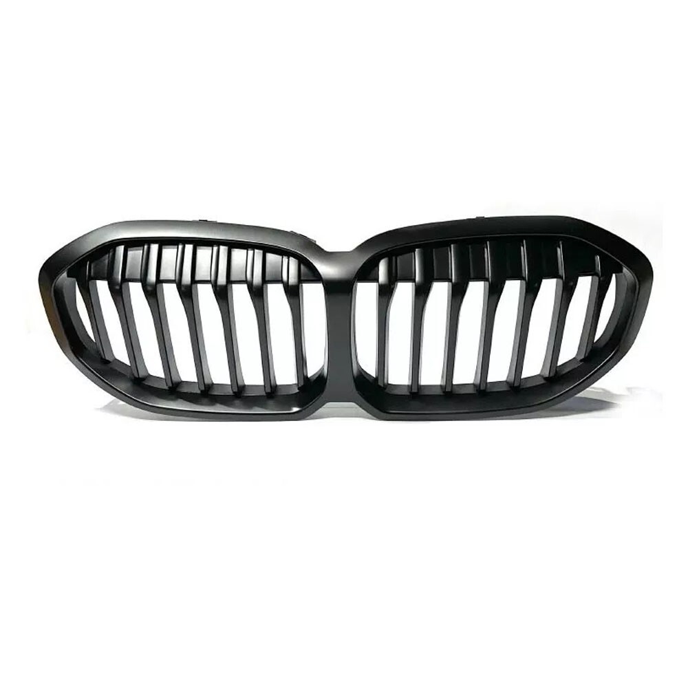 Matte Black Front Grille Grill For BMW F40 120i Hatchback 2D/4D Facelift 19-24