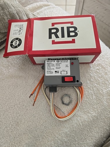 Functional Devices Inc RIB RIB2401SB Enclosed Relay with Overide Switch