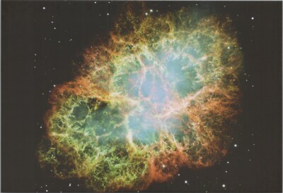 NEW NASA Cosmos Postcard Series~ The Crab Nebula UNP 6616c2 MR ALE