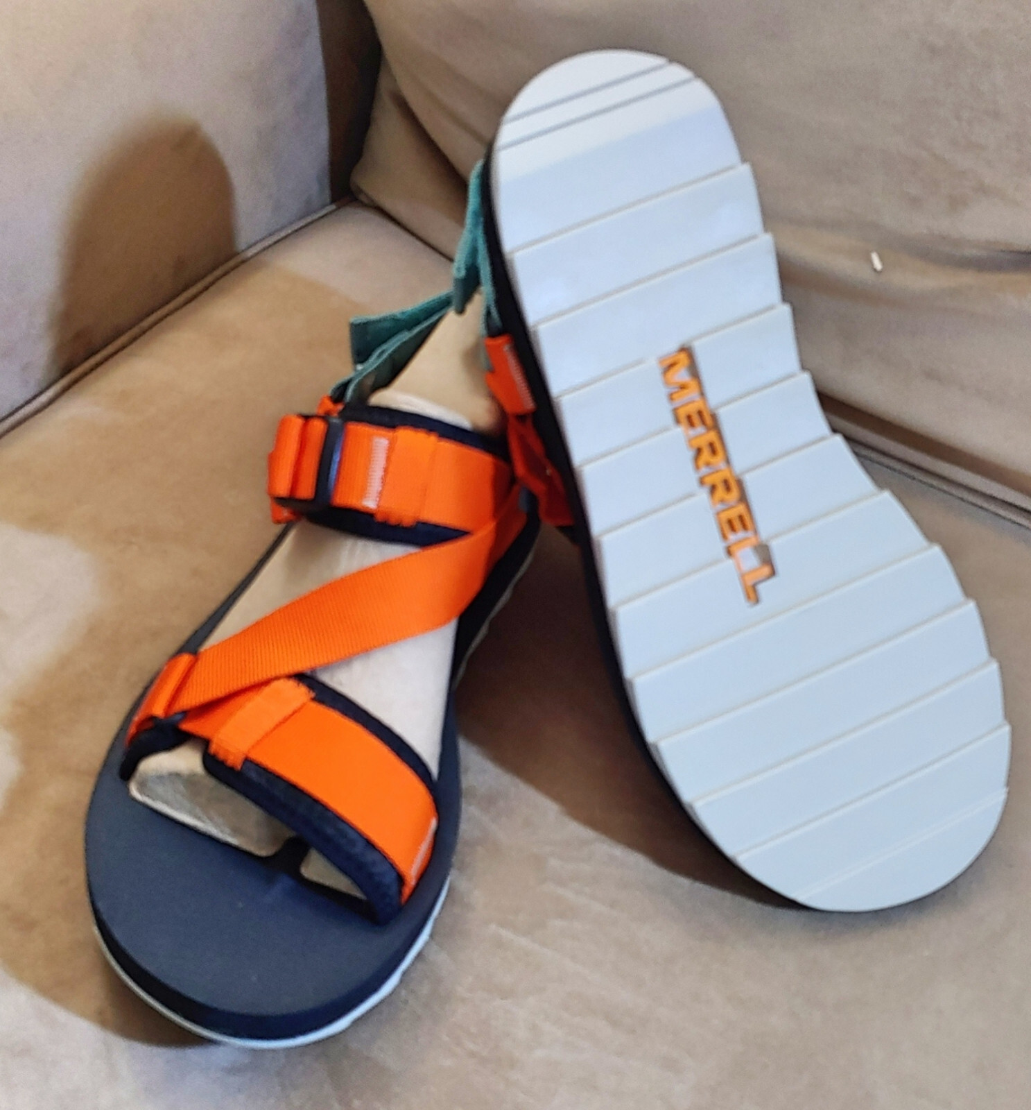 Sandali Merrell uomo cinturino alpino • Doppio cinturino all'aperto e cinturini posteriori taglia 11