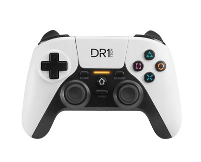 DR1TECH ShockPad Controller Gamepad Joystick PS4 Gaming Touch Vibration Weiß