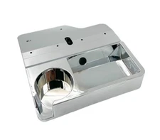 Chrome Plastic Center Console Tray For 2001 & Older Kenworth W900/T800/T600