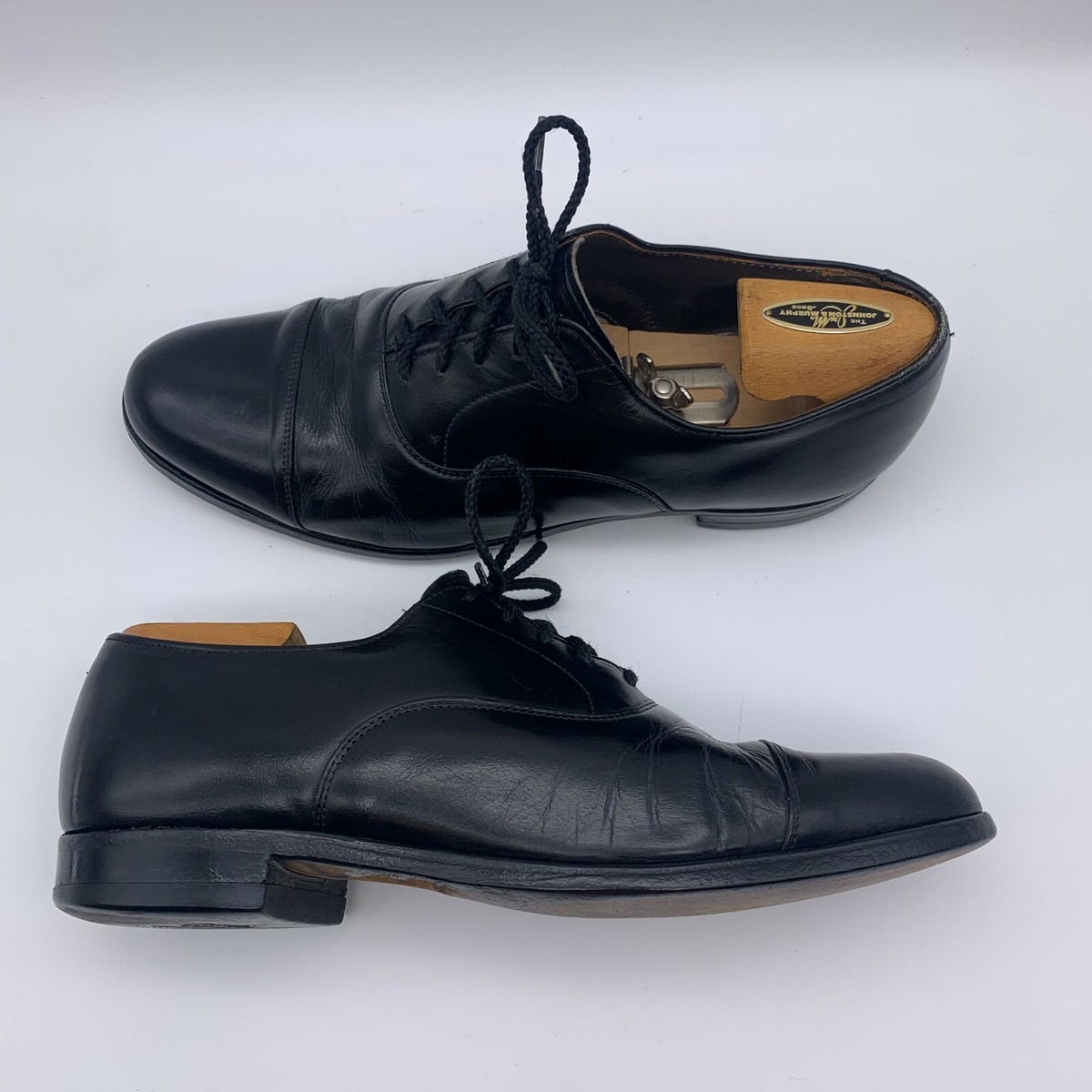 Walk Over Vel-Flex Mens US 9 Cap Toe Oxford Dress Shoes 