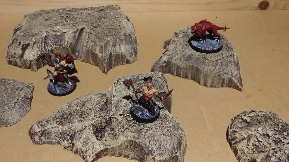 Wargaming Terrain - Juego de caja mediana de acabado Hills Wasteland o Desert Foto 3 de 4