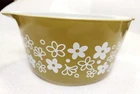 PYREX Spring Blossom Crazy Daisy 1 Quart Mixing Bowl 473 VGC