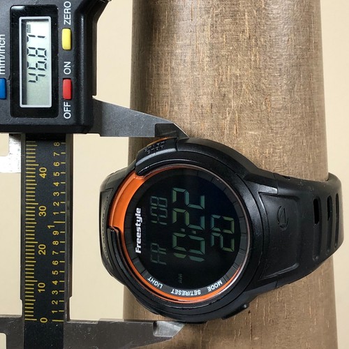 Freestyle Men FS85012 Multifunction Rubber Quartz Digital 47mm Watch 7 3/4" - Picture 6 of 13