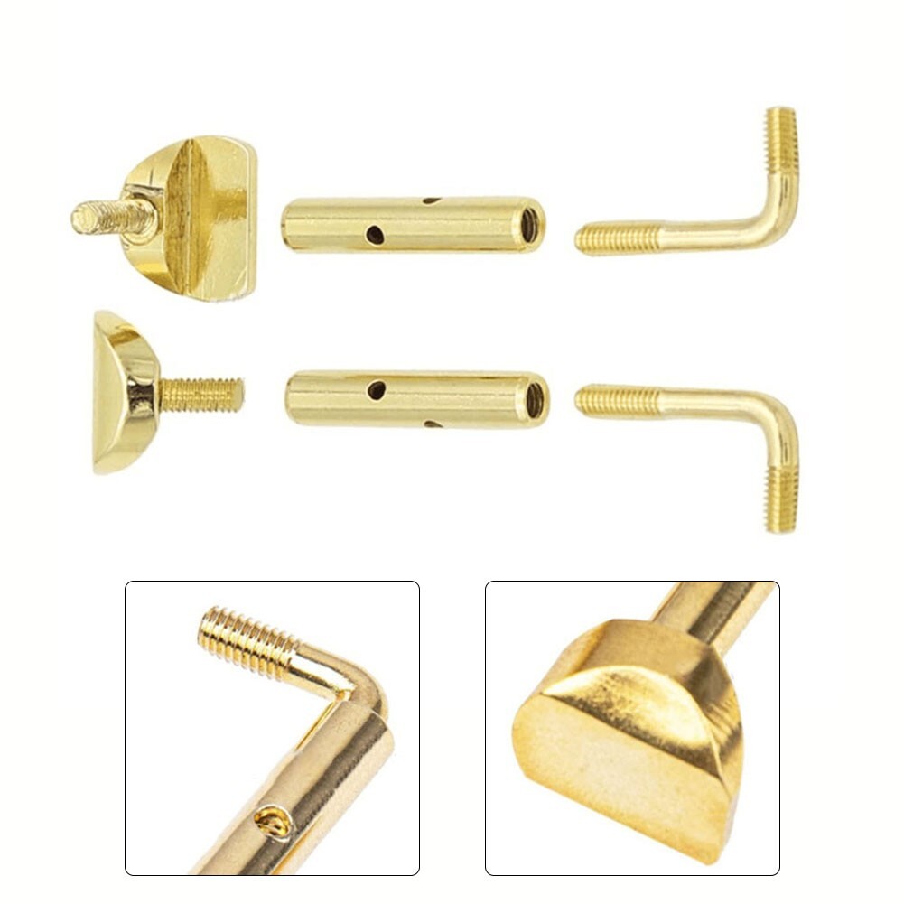 Chinrest Screws Chinrest Clamps Gold Plating Screws Parts 2PCS Accessories eBay