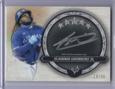 2021 Topps Five Star Silver Signatures Autograph Vladimir Guerrero Jr. 25/40