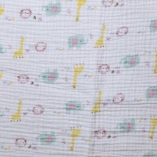 2017 Chick Pea Lion Giraffe Elephant Muslin Swaddle Lovey Baby Blanket 38"X33"