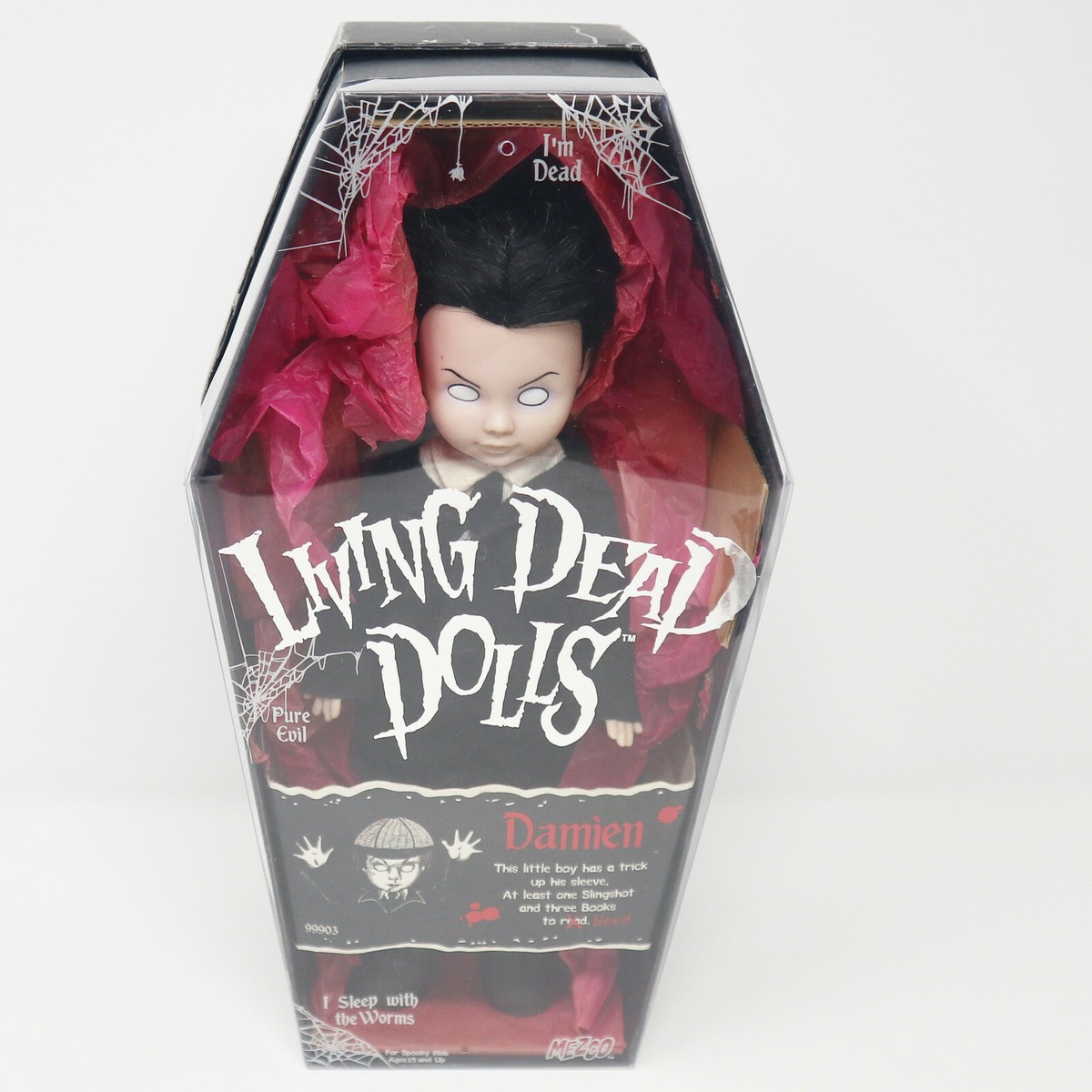 2001 MEZCO TOYZ LIVING DEAD DOLLS SERIES 1 DAMIEN 10