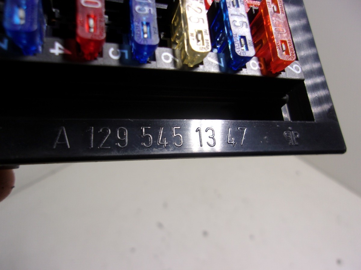 ✓ 90-01 MERCEDES R129 300SL SL500 TRUNK FUSE BOX A1295451347 OEM 