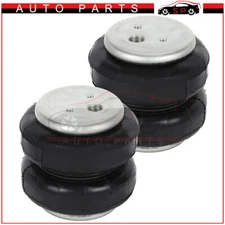 Pair For Firestone 2500 LBS  1/2"NPT port  Diameter 6" Air Ride Suspension Bag
