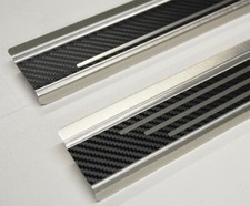 Einstiegsleisten für SMART FORTWO W453 Abkantung CARBON AluNox®