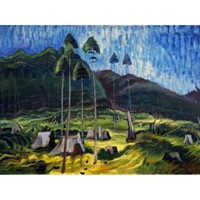 Emily Carr 1939 Kleinigkeiten Kunstplakat Kunstdruck Leinwand 30X40 Cm