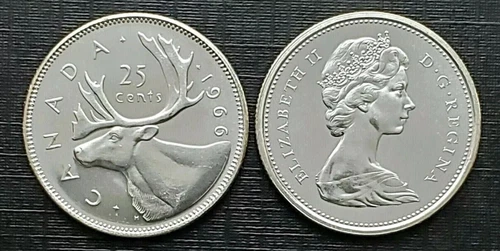 1966 Canada 25 Cents — photo from the most recent tracked eBay sale