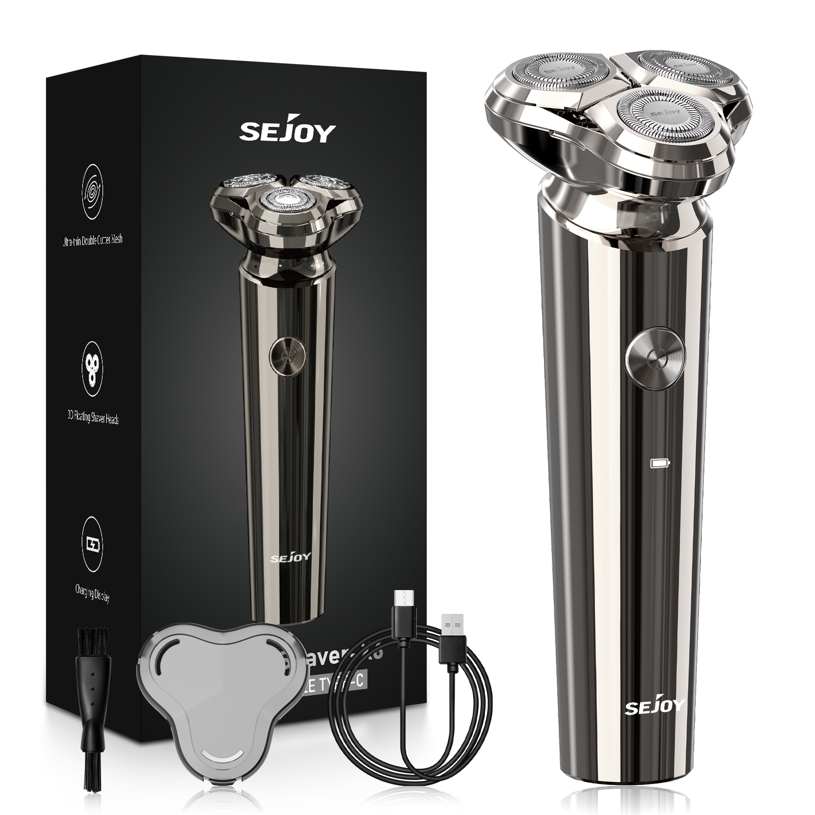 New Rechargeable Electric Beard Trimmer for Men - US Shipping