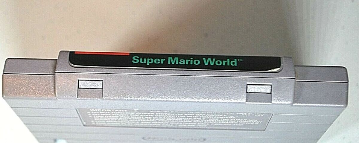 Super Mario World — SNES Super Nintendo Authentic Original Game 71436027282