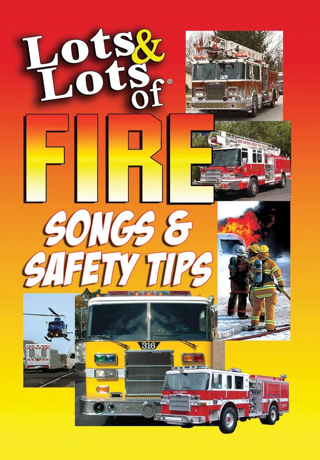 Lots & Lots of Fire Truck Songs & Safety Tips (DVD) firetrucks Bryan The Rat