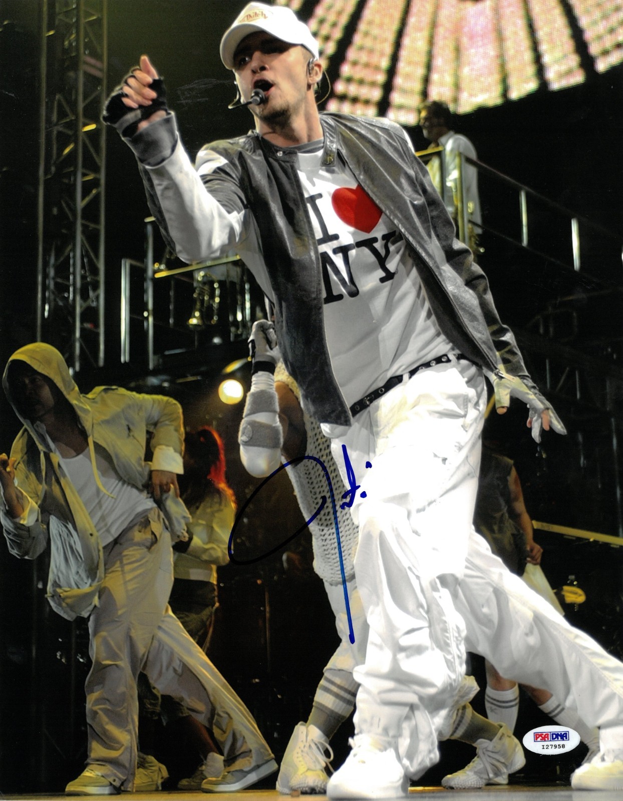 Justin Timberlake Photo Signed 11x14 Photo PSA/DNA COA Autographed Prince of Pop