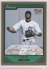 2007 Bowman Draft Gold Cameron Maybin #BDP12 fm0