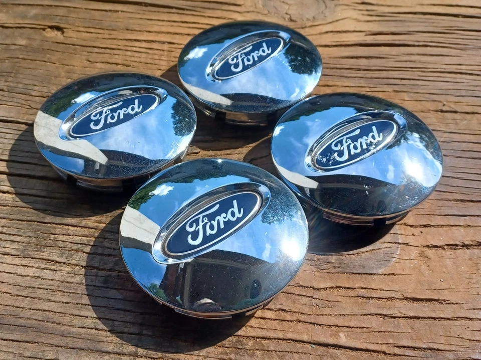 Комплект из 4 хромированных центральных колпаков для Ford F150 или Expedition 2007-2014 p/n 7L14 1A096 BB - Изображение 2 из 3