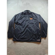 Under Armour Virginia Tech Baseball Jacket XL Loose All Season Removable Sleeves