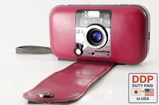 【MINT w/Strap】Olympus LT-1 Wine Red Point & Shoot 35mm Film Camera Japan #118