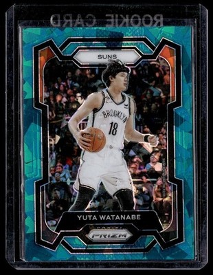 2023-24 PRIZM TEAL ICE /225 YUTA WATANABE NETS