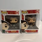 Funko Pop! Vinyl: Disney Mulan #629, Li Shang #631 Lot