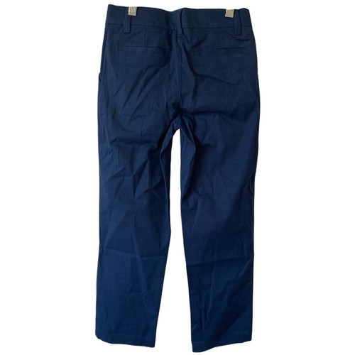 NEW WONDER NATION Boys Size 8 Khaki Uniform School Pants Navy Blue Chino - Picture 3 of 5